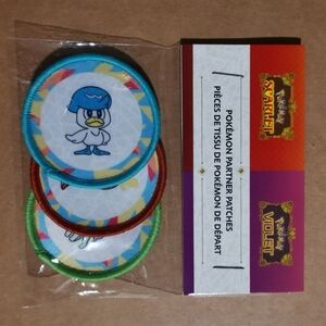 (3/$30) Pokemon Partner Patches PROMO Set